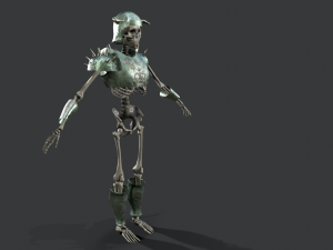 skeleton warrior 3 3D Model