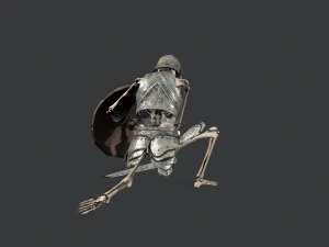 skeleton warrior 3D Model