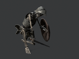 skeleton warrior 3D 모델