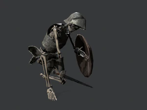 skeleton warrior 3D Model