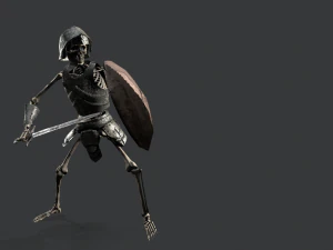 skeleton warrior 3D Model