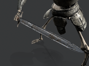 skeleton warrior 3D 모델