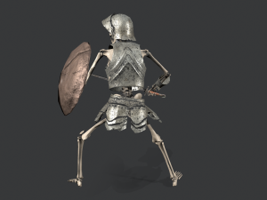 skeleton warrior 3D 모델