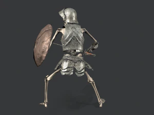 skeleton warrior 3D Model