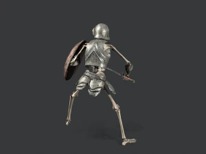 skeleton warrior 3D Model