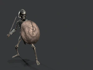 skeleton warrior 3D Model
