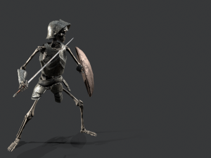 skeleton warrior 3D 모델