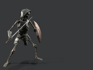 skeleton warrior 3D Model