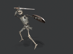 skeleton warrior 3D 모델