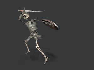 skeleton warrior 3D Model