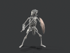 skeleton warrior 3D 모델
