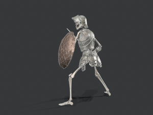 skeleton warrior 3D 모델