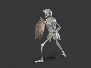 skeleton warrior 3D Model