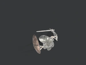 skeleton warrior 3D Model