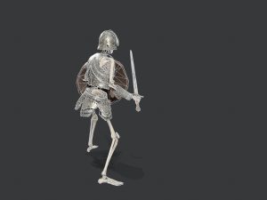 skeleton warrior 3D 모델