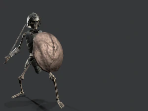 skeleton warrior 3D Model