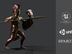 スパルタンな 3Dモデル