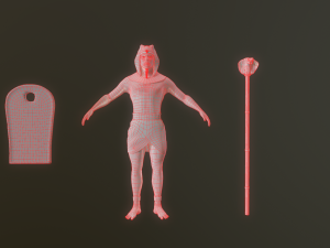egyptian soldier 3D Model