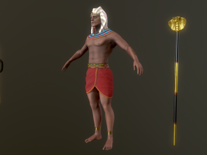 egyptian soldier 3D Model
