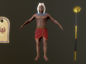 egyptian soldier 3D Model