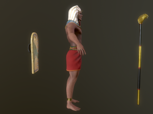 egyptian soldier 3D Model
