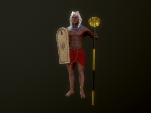 egyptian soldier 3D Model
