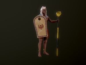 egyptian soldier 3D Model