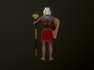 egyptian soldier 3D Model