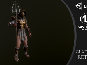 gladiator retiari 3D Model