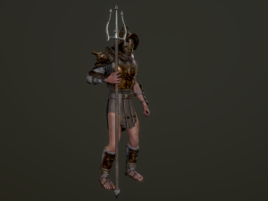 gladiator retiari 3D Model