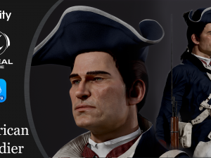 American Soldier 3D Модель