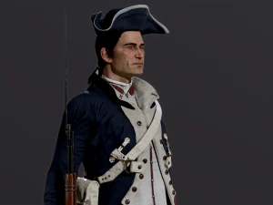 American Soldier 3D Model