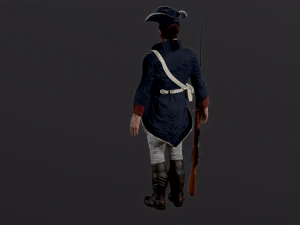 American Soldier 3D Model