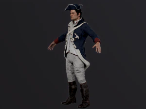 American Soldier 3D Model