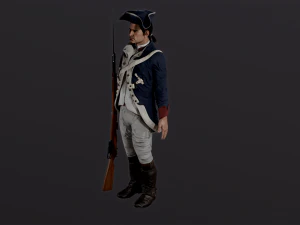 American Soldier 3D Model