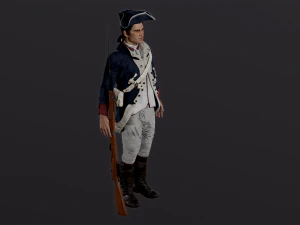 American Soldier 3D Model