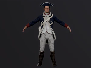 American Soldier 3D Model