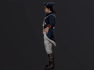 American Soldier 3D Model
