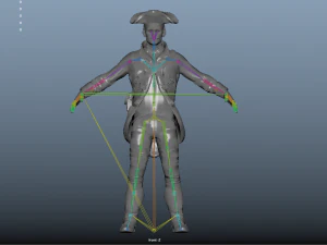 American Soldier 3D Model