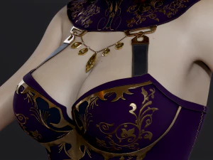 Woman Mage 3D Model