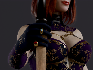 Woman Mage 3D Модель