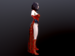 Woman Mage 3D Модель