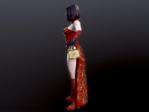 Woman Mage 3D Модель