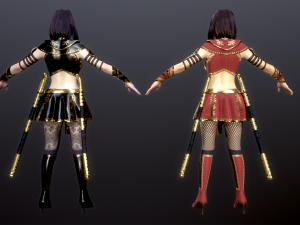 Woman Assassins 3D Modell