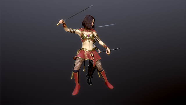 Woman Assassins 3D Model in Woman 3DExport