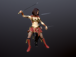 Woman Assassins 3D Modell
