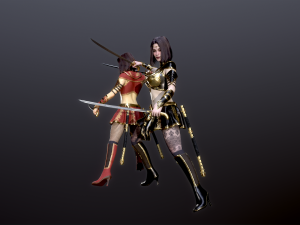 Woman Assassins 3D Modell