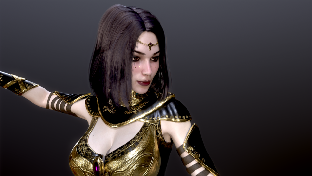 Female Assassin Outfit 1 3D Model $40 - .max .fbx .unknown .ma