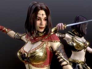 Woman Assassins 3D Modell