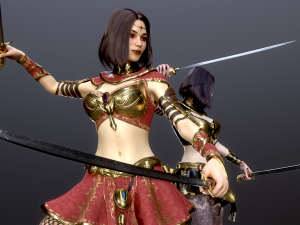 Woman Assassins 3D Modell